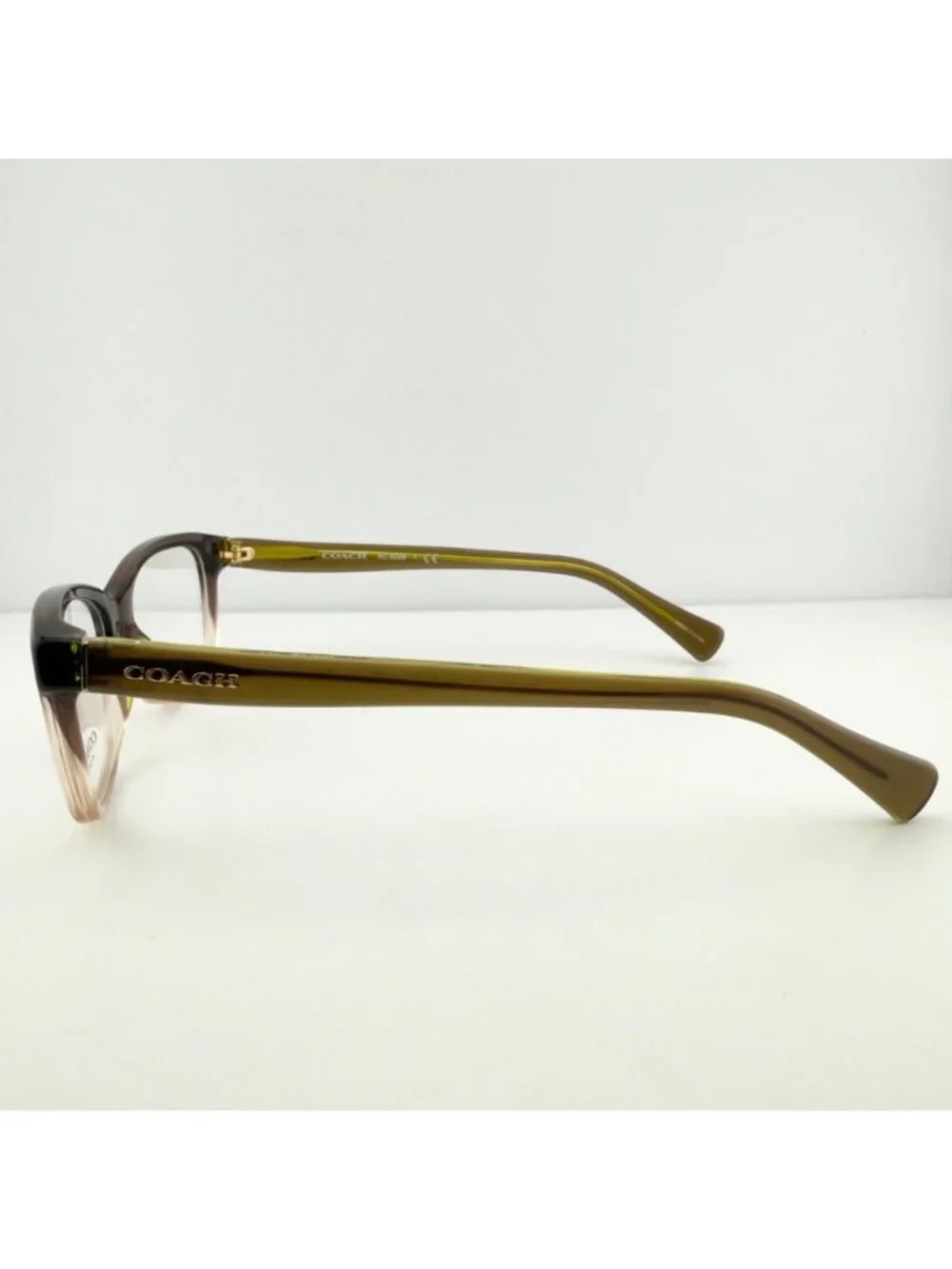 Coach HC6089 5400 Eyeglasses Frames Olive Brown Gradient 51-16-135